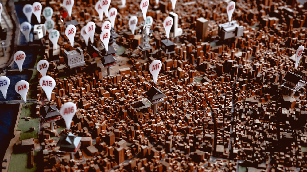Detailed Plans Detailed 3D map of buildings and homes with location markers, signifying that providing all information & detail upfront will save you in the long run