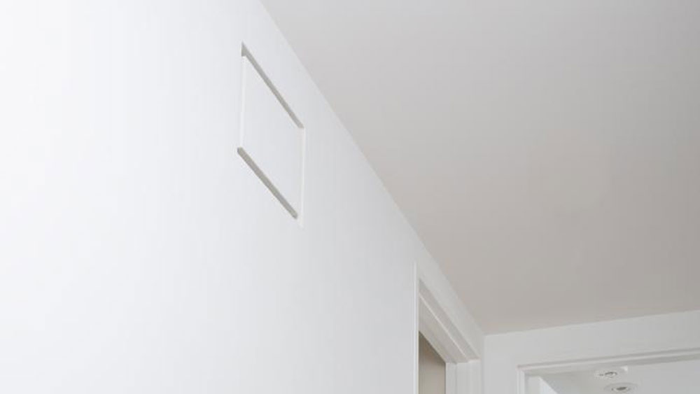 Aria Drywall Pro - Air Return showing a seamless look in ceilings and walls to match your drywall finish.